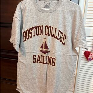 Champion Heather Gray Boston College Sailing Tee